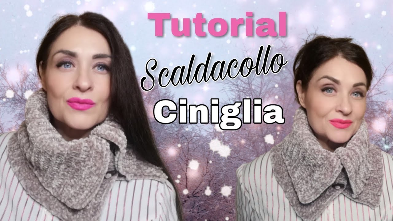 Tutorial Scaldacollo Ciniglia - costa Irlandese -uncinetto Lbeads