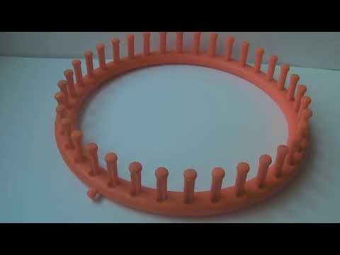 Tutorial Telaio Circolare #11:  Collo coi bottoni