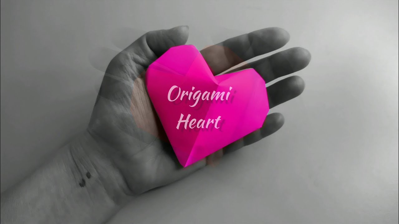 #DIY #Origami #Heart 3D - Come creare un cuore di carta 3D