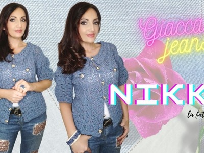 TUTORIAL: Giacca di jeans uncinetto "Nikka"