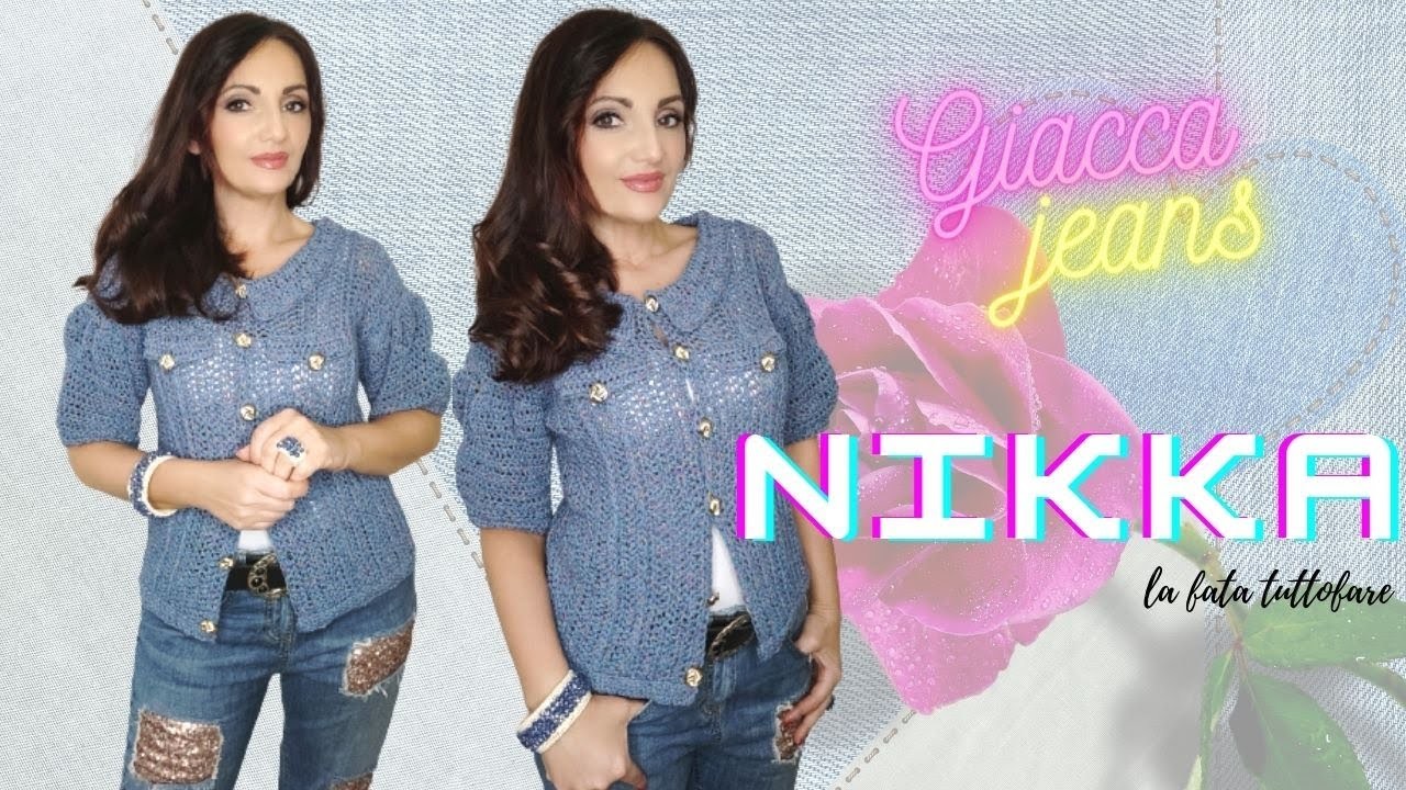 TUTORIAL: Giacca di jeans uncinetto "Nikka"