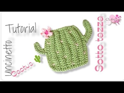 Sottobicchiere,presina cactus ad uncinetto ????crochet cactus coaster