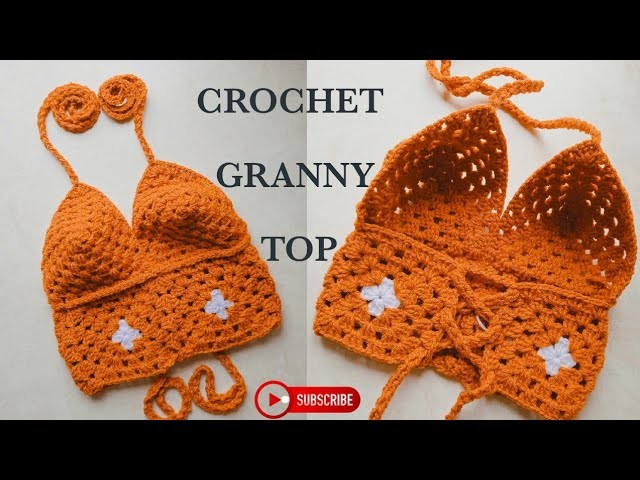 How to Crochet a Granny square Top