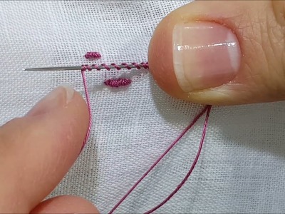 Punto Vapore - Tutorial ricamo a mano Steam Stitch - Hand Embroidery Tutorial