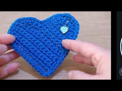 Tutorial: Cuore Uncinetto  ❤️ crochet Heart