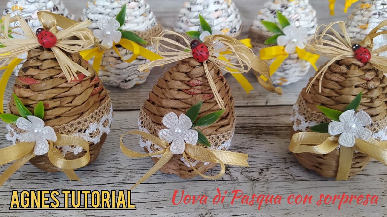 Uova di Pasqua con Sorpresa | Agnes Tutorial