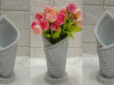 Wow Vas Bunga cantik hanya dengan selembar Foam || Easy Craft || Home Decor