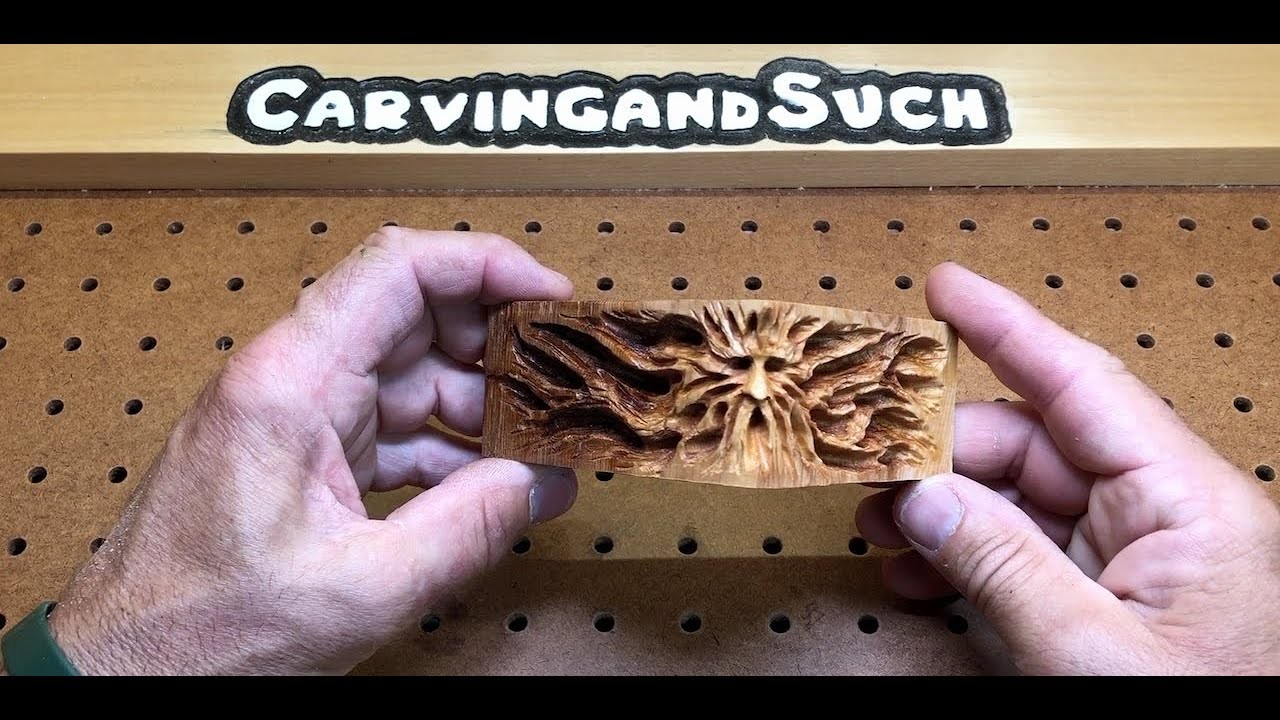 Cedar Power Wood Carving with Dremel 3000