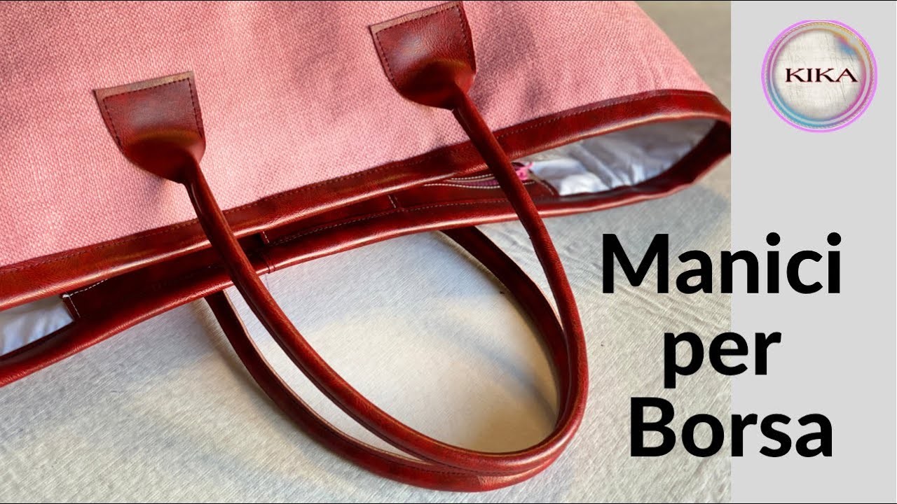 Tutorial MANICI per BORSE fai da te in ecopelle | DIY | How to make BAG handles