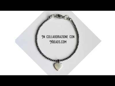 DIY- Creiamo Insieme Bracciale con Cavetto in Collaborazione con Nbeads.com#beads #perline #bracelet