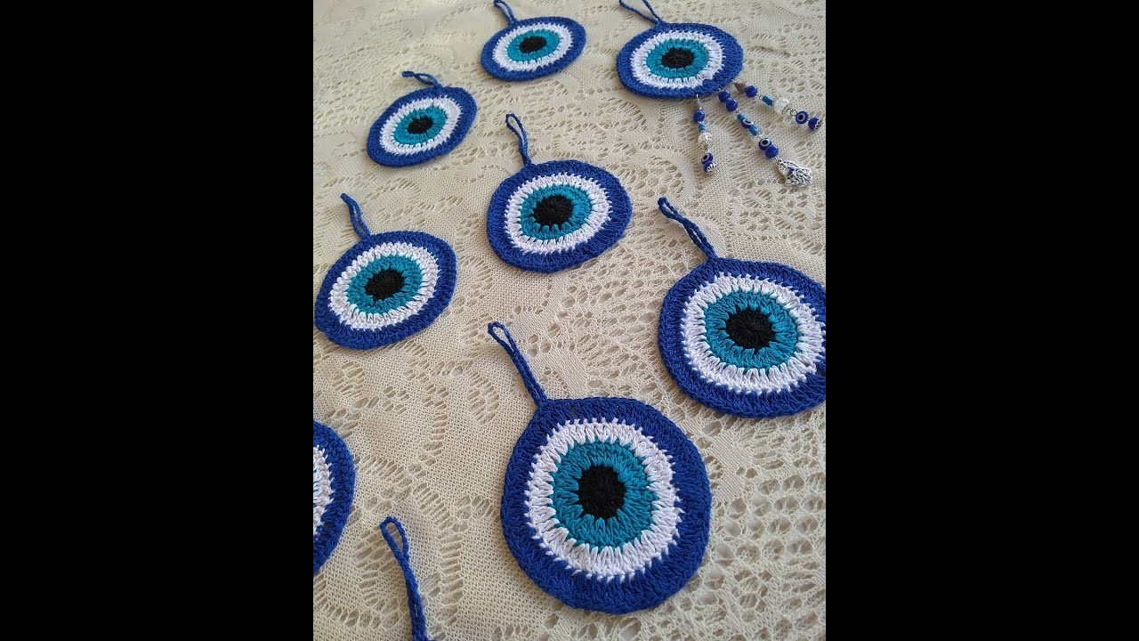 Ojo turco (u ojo griego) a crochet