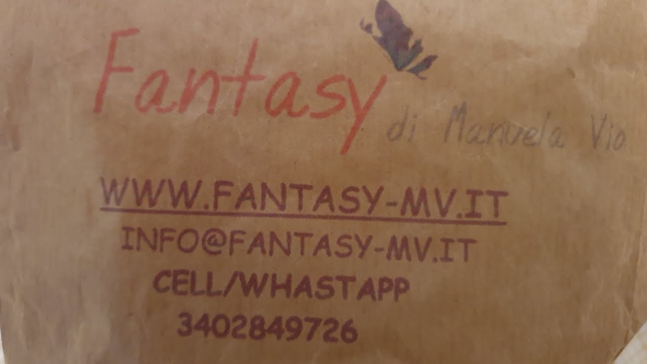 Video Acquisti Aprile dal sito Fantasy di Manuela Vio - Prossime collaborazioni!!!