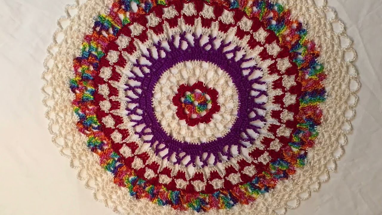 Crochet Mandala - Round 10