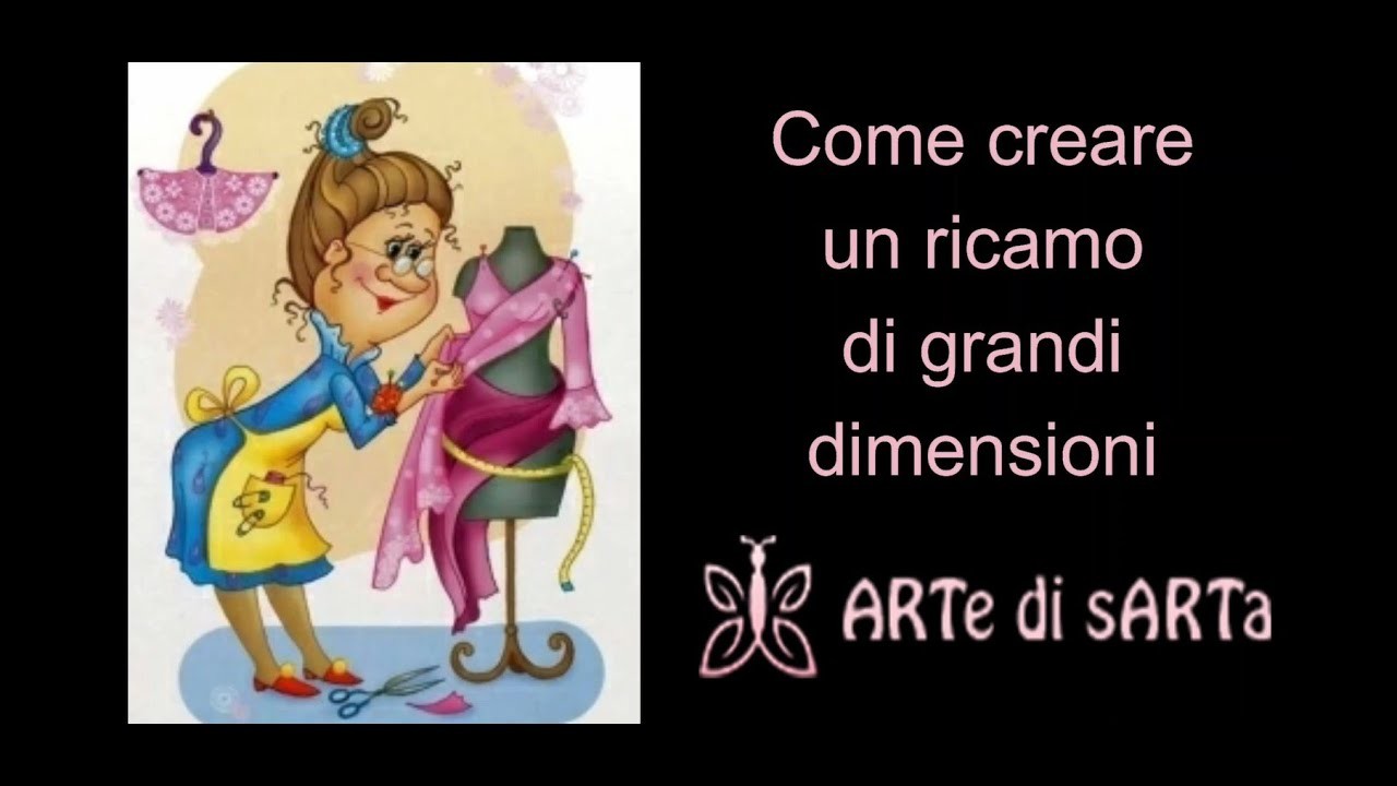 Come creare un ricamo di grandi dimensioni