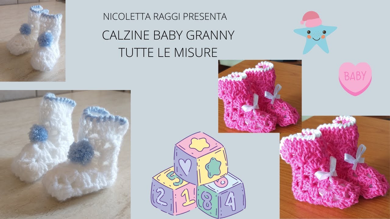 Scarpine baby. Spiegazione per tutte le taglie