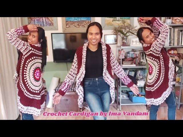 Tutorial Merajut Cardigan || Cardigan Crochet ||