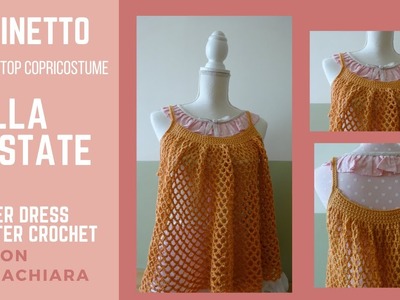 Uncinetto Bella D'Estate Top Vestito Copricostume Crochet Summer Dress Sweater maisonmariachiara