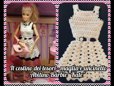 Uncinetto.crochet abitino per bambola tipo Barbie "Kate