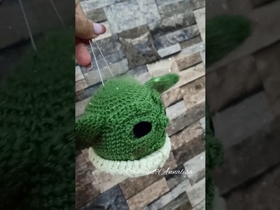 Pallina di Baby Yoda amigurumi crochet
