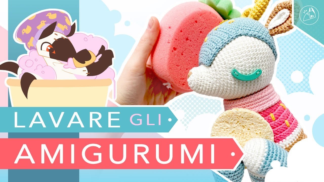 Come LAVARE gli amigurumi_w. ENG sub