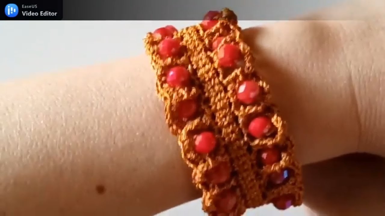 Bracciale in crochet surprise