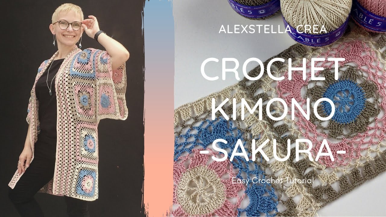 Crochet Kimono Sakura - Kimono all'uncinetto
