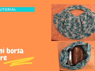 TUTORIAL: Mini borsa mare (un mare di catenelle)