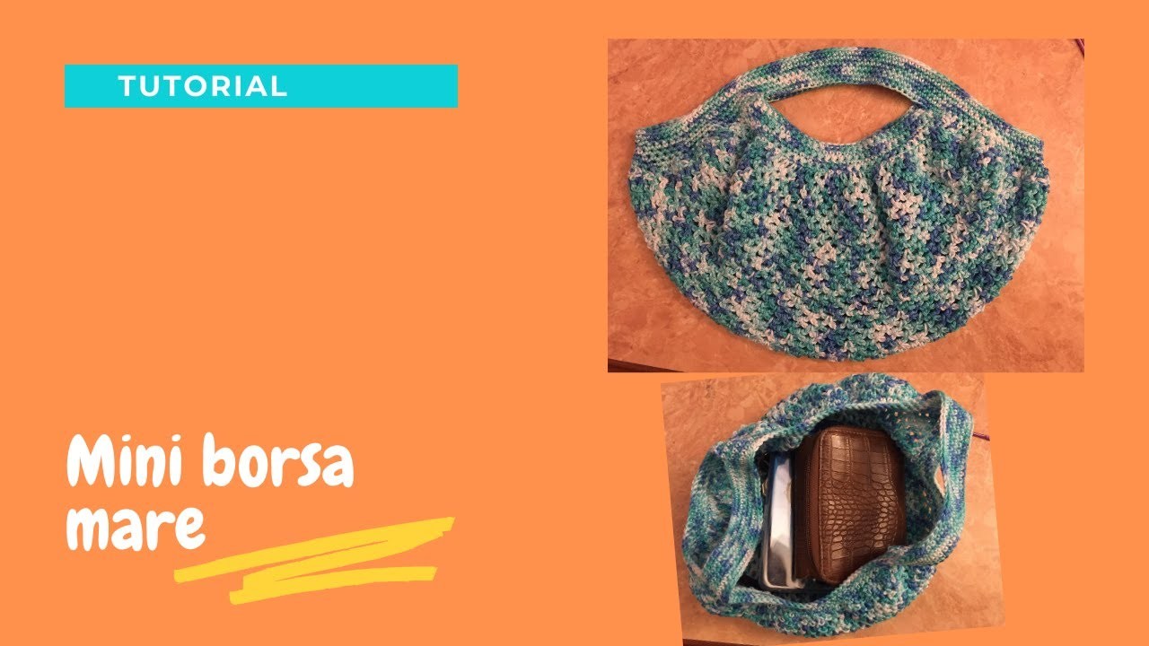 TUTORIAL: Mini borsa mare (un mare di catenelle)