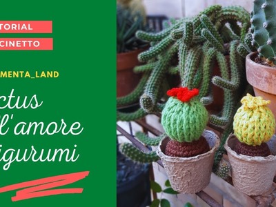 Tutorial Uncinetto: Cactus dell’Amore  Amigurumi (English abbreviations)