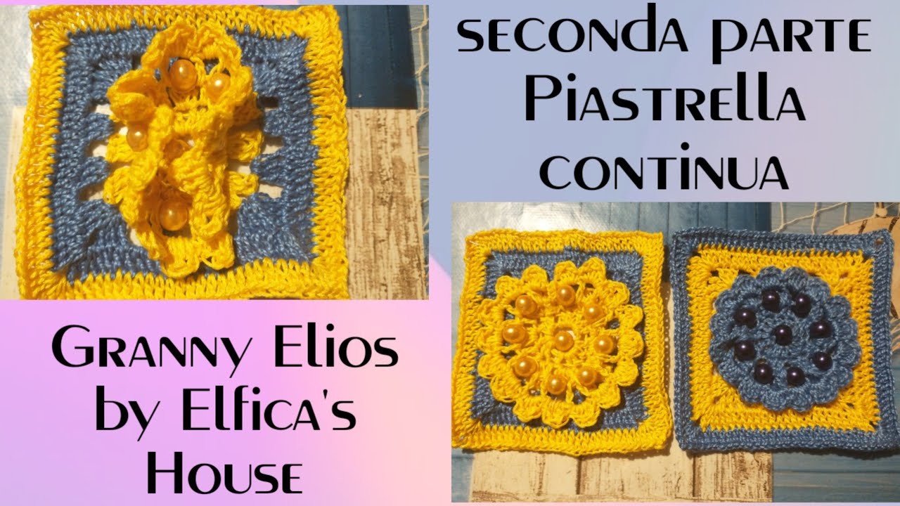 #uncinetto #granny Elios 3d design @Elfica 's House - [Creative Channel]  seconda parte ????  #riciclo