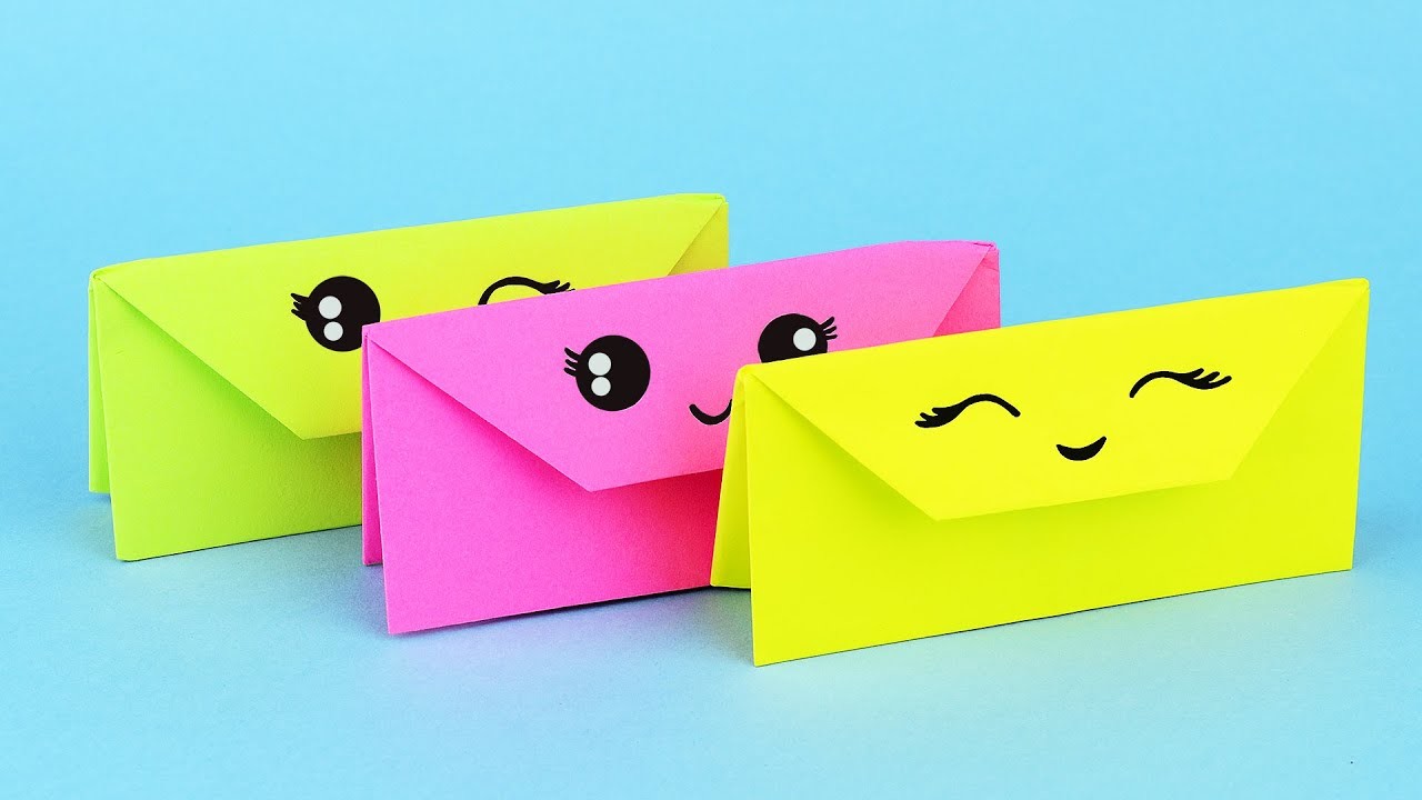 Portafoglio di carta origami fai da te | Lavoretti con la carta tutorial