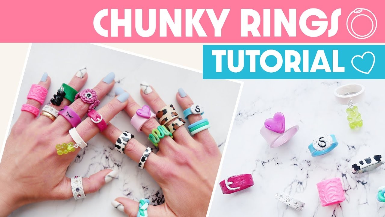 Video Tutorial Dooitu DIY | Chunky Rings - FIMO