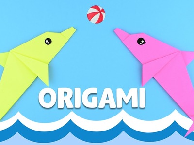 Come fare delfino di carta origami | Lavoretti con la carta tutorial