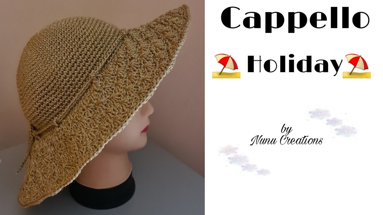 #nunucreations#accessoriocappello# * CAPPELLO HOLIDEY *