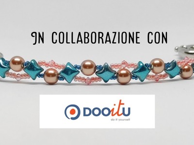 DIY- Video Tutorial Bracciale "Caraibi" in Collaborazione con DOOITU #beads #perline #bracelet