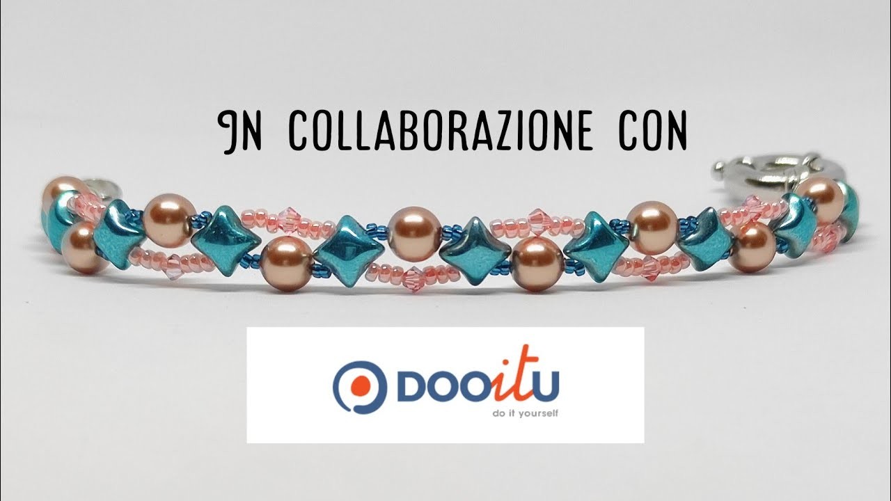 DIY- Video Tutorial Bracciale "Caraibi" in Collaborazione con DOOITU #beads #perline #bracelet