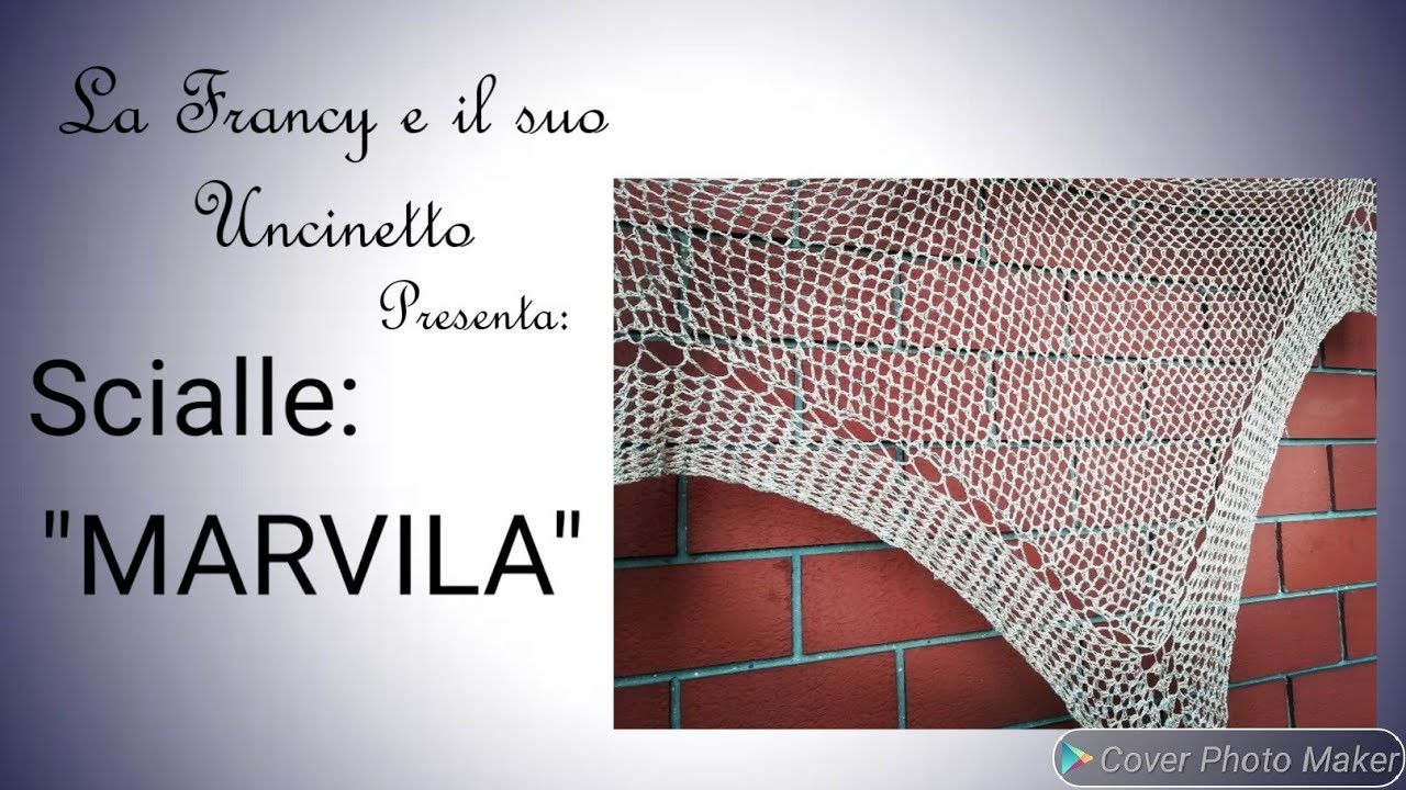 #uncinettofacile Scialle "MARVILA"