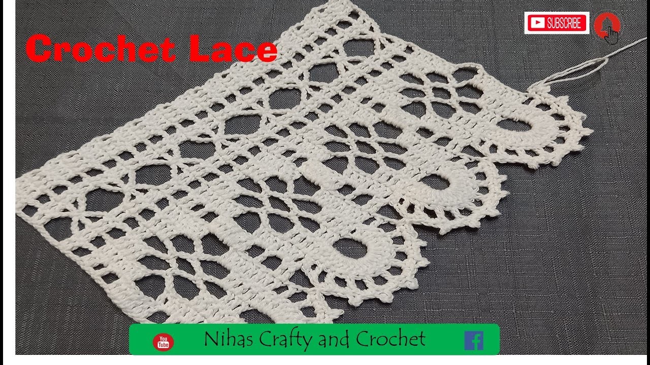 #7 How to Crochet Lace Edging? # কুশিকাটার লেইস