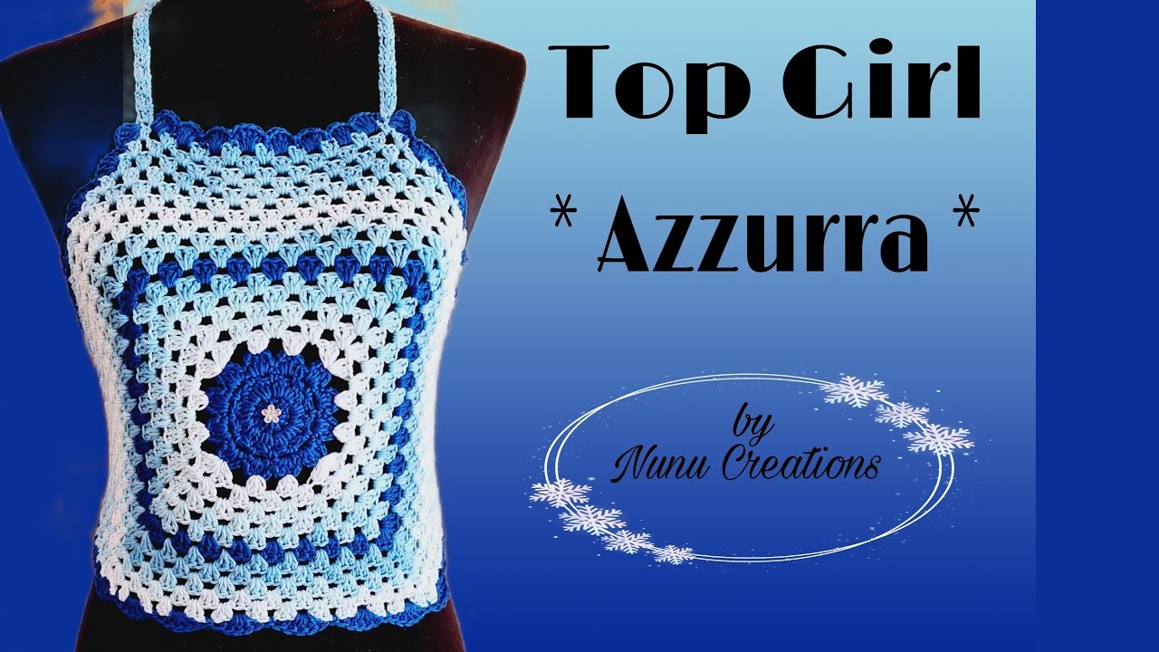 #nunucreations#top# TOP GIRL * AZZURRA *