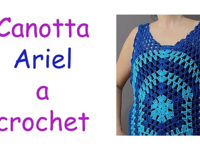 Canotta Ariel a crochet