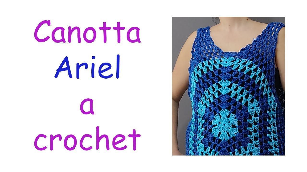 Canotta Ariel a crochet