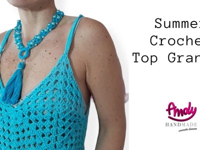Tutorial Summer crochet Top Granny