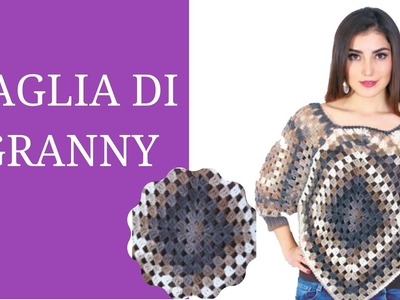 ???? COME FARE QUESTA MAGLIA DI 4 GRANNY FATTA DA TE - FACILISSIMO - TESSITURA CON LAURA CEPEDA ????