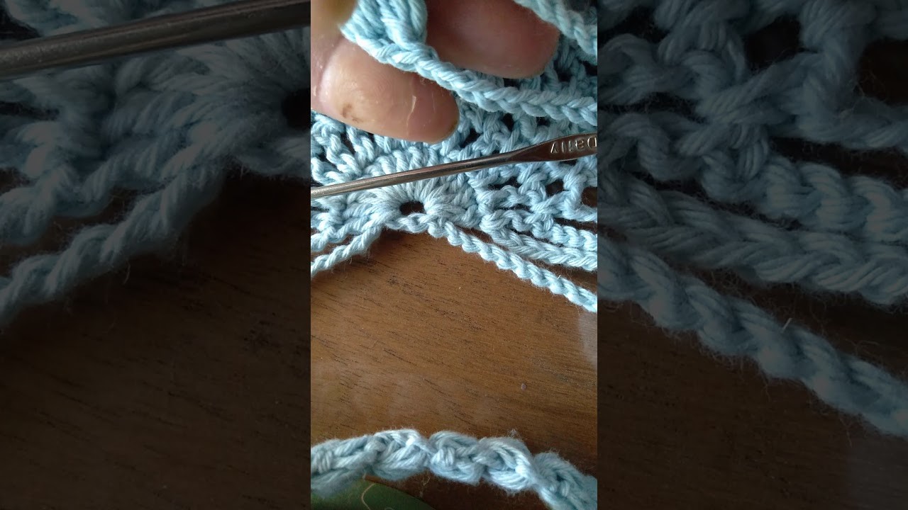 Top crochet punto piña. parte 2
