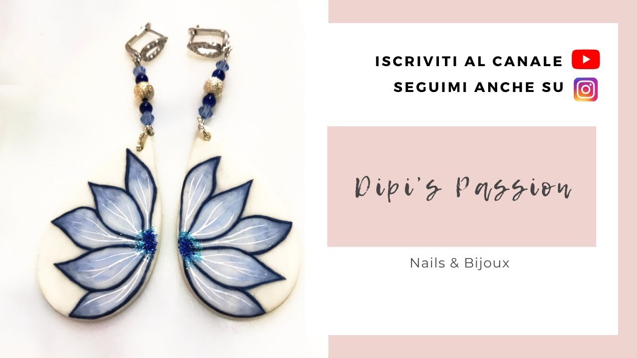 Tutorial Bijoux Fimo. dipinti a mano con Gel color e Semipermanenti (Parte 2)