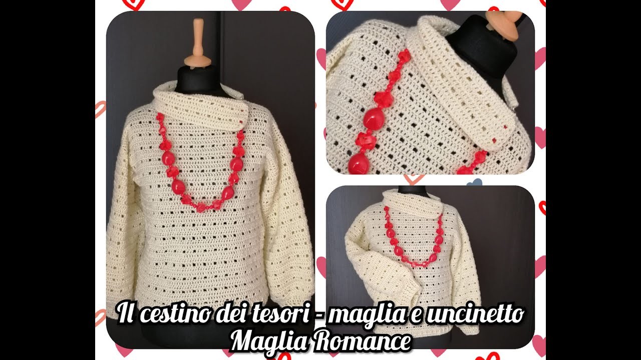 Uncinetto Maglia Romance Semplice, principianti, crochet, croche