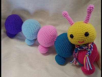 Oruga a Crochet 2. Crochet Caterpillar 2.