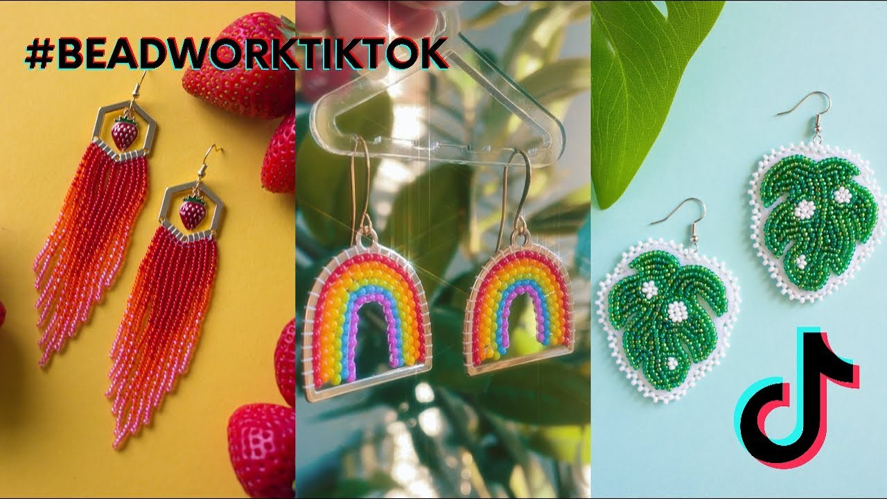 TikTok & Reels Beading Compilation #beadworktiktok | Art by Breanna Deis