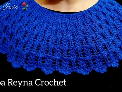 Capa Reyna Crochet o Blusa Talla G.XL