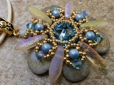 DIY tutorial ciondolo Adag con le anemone beads ????
